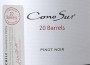 Cono Sur 20 Barrels Pinot Noir 2006 Front Label