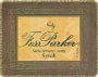 Fess Parker Santa Barbara Syrah 2004 Front Label