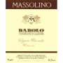 Massolino Barolo Vigna Rionda Riserva 1998 Front Label