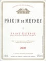 Chateau Meyney Prieur de Meyney 2009 Front Label