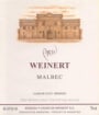 Weinert Malbec 2003 Front Label