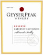 Geyser Peak Reserve Cabernet Sauvignon 2004 Front Label