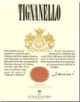 Marchesi Antinori Tignanello (375ML half-bottle) 2004 Front Label