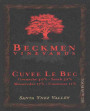 Beckmen Cuvee Le Bec 2005 Front Label