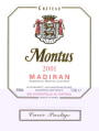 Chateau Montus Cuvee Prestige 2001 Front Label