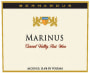 Bernardus Marinus Estate 2004 Front Label