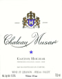 Chateau Musar Lebanon Blanc 2003 Front Label