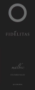 Fidelitas Malbec 2013 Front Label