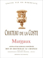 Chateau de la Coste  2012 Front Label