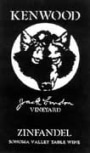 Kenwood Jack London Vineyard Zinfandel 2005 Front Label