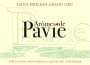 Chateau Pavie Les Aromes de Pavie 2006 Front Label