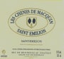 Chateau Pavie Macquin Les Chenes de Macquin 2011 Front Label