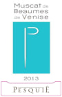 Chateau Pesquie Muscat de Beaumes de Venise 2013 Front Label