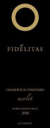 Fidelitas Champoux Vineyard Merlot 2008 Front Label