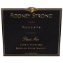 Rodney Strong Jane's Vineyard Pinot Noir 2005 Front Label