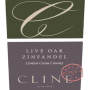 Cline Live Oak Zinfandel 2005 Front Label