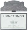Concannon Selected Vineyards Merlot 2005 Front Label