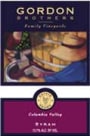 Gordon Brothers Syrah 2005 Front Label