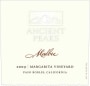 Ancient Peaks Margarita Vineyard Malbec 2009 Front Label