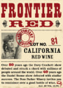 Fess Parker Frontier Red Blend Lot 81 Front Label