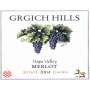 Grgich Hills Estate Merlot 2004 Front Label