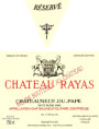 Chateau Rayas Chateauneuf-du-Pape Reserve Blanc 2008 Front Label