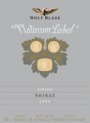 Wolf Blass Platinum Label Shiraz 2004 Front Label