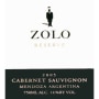 Zolo Reserva Cabernet Sauvignon 2005 Front Label