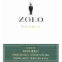 Zolo Reserva Malbec 2005 Front Label