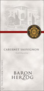 Baron Herzog Cabernet Sauvignon (OU Kosher) 2005 Front Label