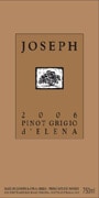 Joseph d'Elena Pinot Grigio 2006 Front Label