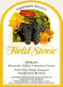 Field Stone Vineyard Select Marion's Block Syrah 2013 Front Label