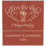 Clos du Val Napa Valley Cabernet Sauvignon 2005 Front Label