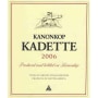 Kanonkop Kadette Cape Blend 2006 Front Label