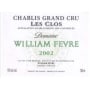 William Fevre Chablis Les Clos Grand Cru 2002 Front Label