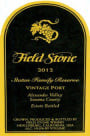 Field Stone Staten Family Reserve Vintage Port 2012 Front Label