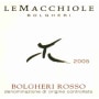 Le Macchiole  2005 Front Label