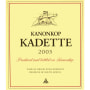 Kanonkop Kadette Cape Blend 2005 Front Label