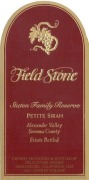 Field Stone Staten Family Reserve Petite Sirah 2013 Front Label