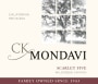 CK Mondavi Wildcreek Canyon Vineyards Scarlet Five 2014 Front Label