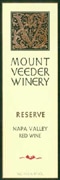 Mount Veeder Winery Reserve Red 2004 Front Label
