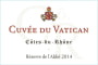 Chateau Sixtine Cuvee de Vatican Reserve de L'Abbe 2014 Front Label
