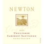 Newton Unfiltered Cabernet Sauvignon 2005 Front Label