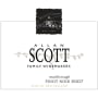 Allan Scott Marlborough Estate Pinot Noir 2007 Front Label