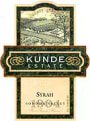 Kunde Syrah 2002 Front Label