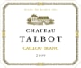 Chateau Talbot Caillou Blanc 2009 Front Label