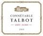 Chateau Talbot Connetable Talbot 2009 Front Label