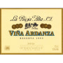 La Rioja Alta Vina Ardanza Reserva 1999 Front Label