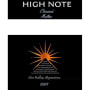 High Note Elevated Malbec 2007 Front Label