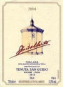 Tenuta San Guido Guidalberto 2004 Front Label